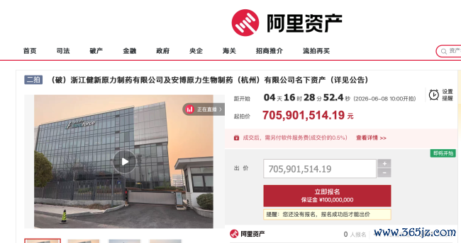 超7亿，一家停业药企被二次拍卖